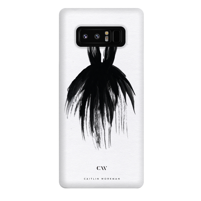 Galaxy Note 8 StrongFit Little Black Dress by Caitlin Workman