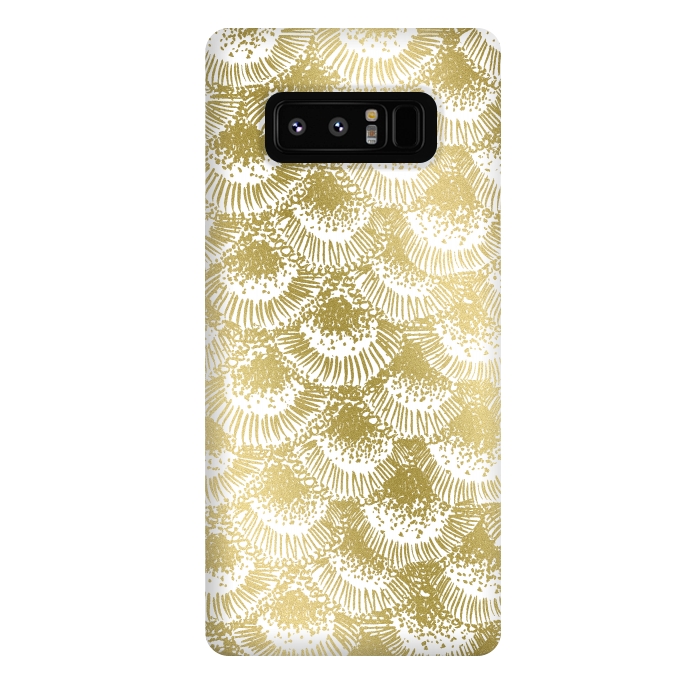 Galaxy Note 8 StrongFit Organic Burst Gold by Caitlin Workman