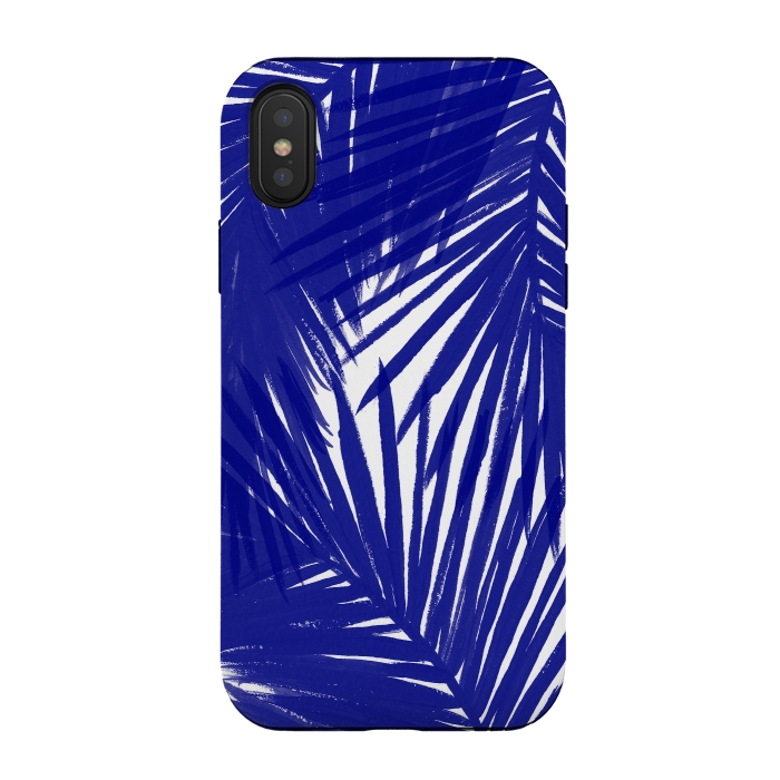 iPhone Xs / X StrongFit Palms Royal by Caitlin Workman