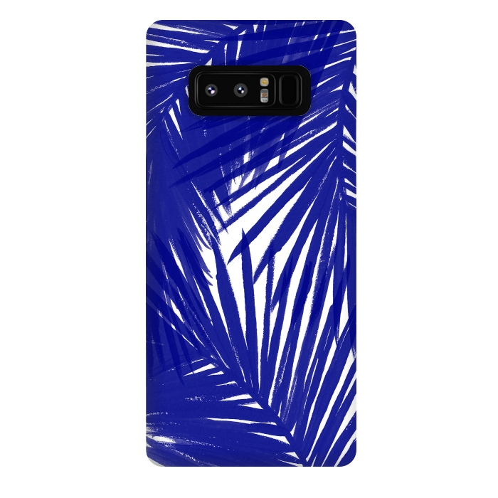 Galaxy Note 8 StrongFit Palms Royal by Caitlin Workman