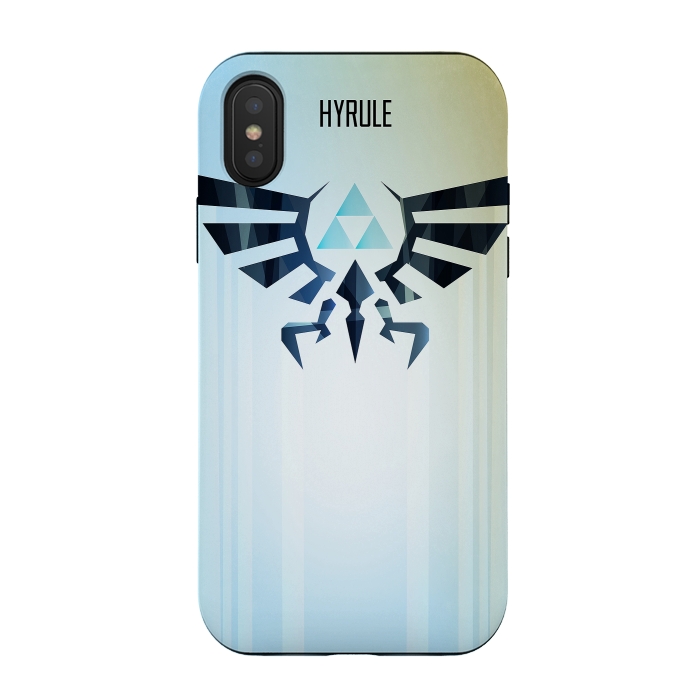 iPhone Xs / X StrongFit Hyrule Rising by Barrett Biggers