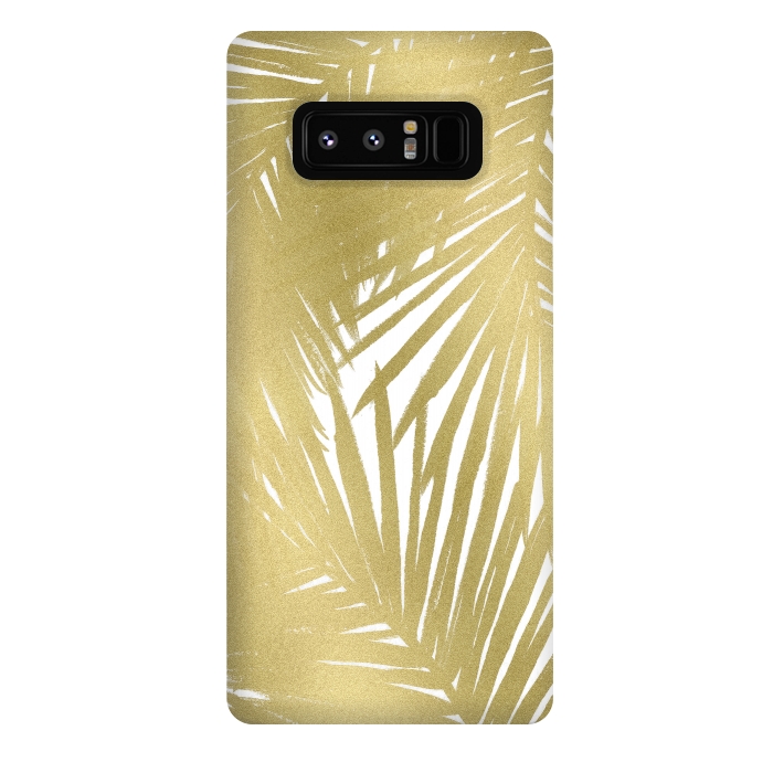 Galaxy Note 8 StrongFit Gold Palms by Caitlin Workman