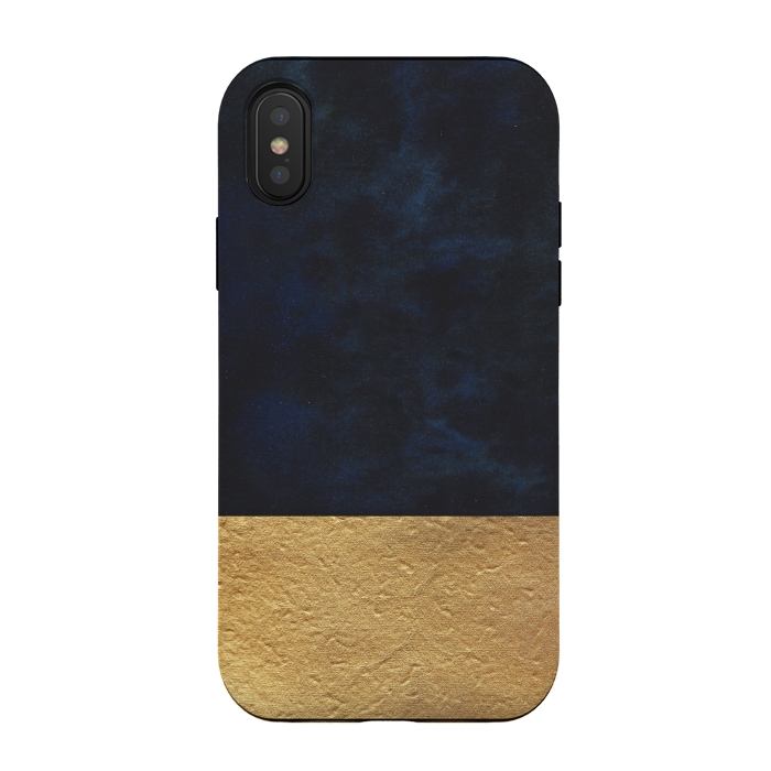 iPhone Xs / X StrongFit Velvet and Gold by Caitlin Workman