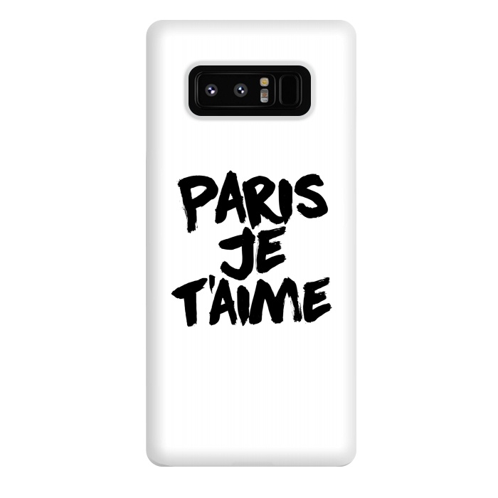 Galaxy Note 8 StrongFit Paris, Je t'aime by Mitxel Gonzalez