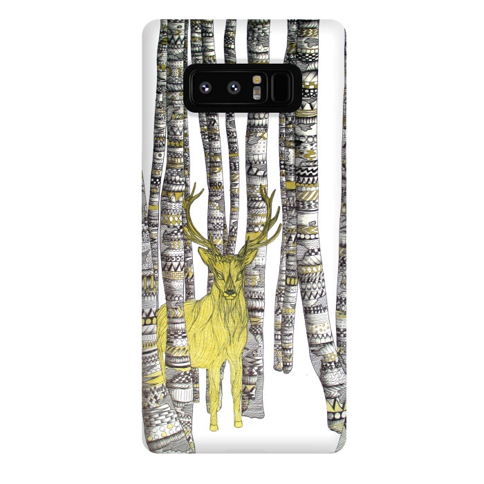 Galaxy Note 8 StrongFit The Golden Stag by ECMazur 