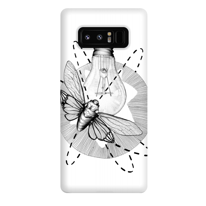 Galaxy Note 8 StrongFit Moth to the Flame by ECMazur 
