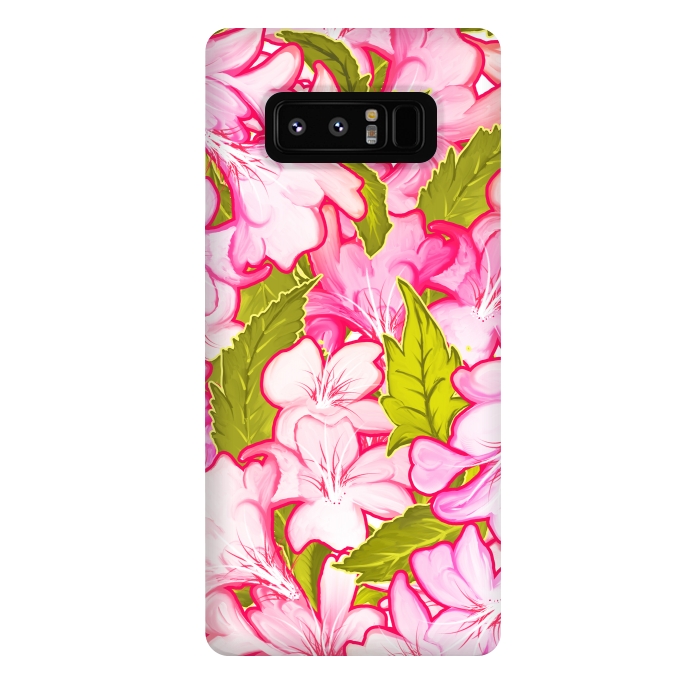 Galaxy Note 8 StrongFit Pink Wonder by Uma Prabhakar Gokhale