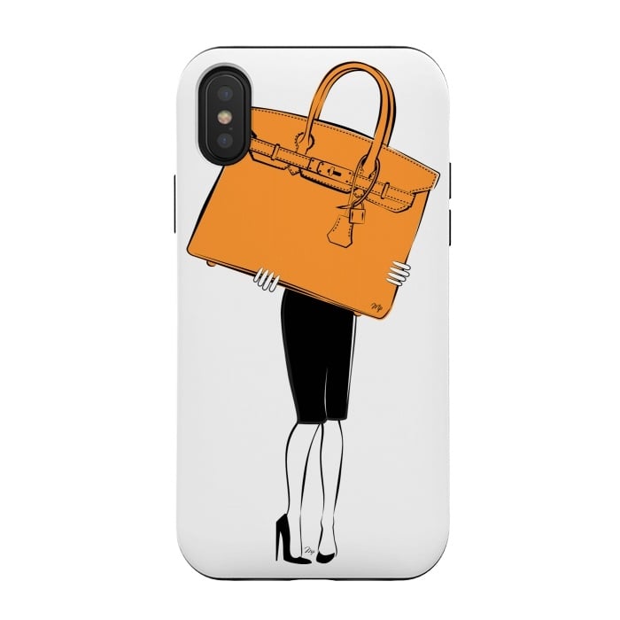 iPhone Xs / X StrongFit Big Hermes Bag by Martina