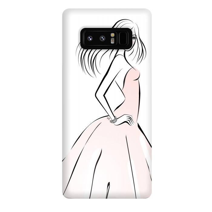 Galaxy Note 8 StrongFit Elegant woman bride by Martina