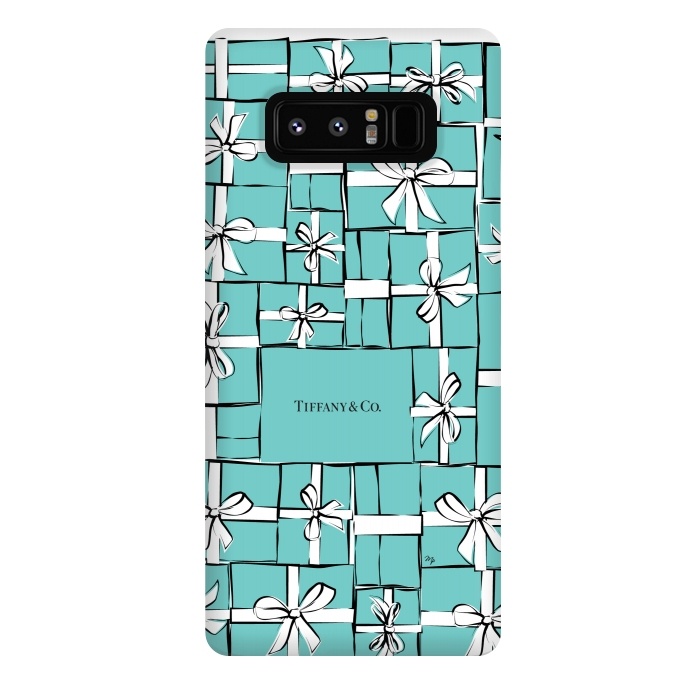 Galaxy Note 8 StrongFit Tiffany Gift Box by Martina