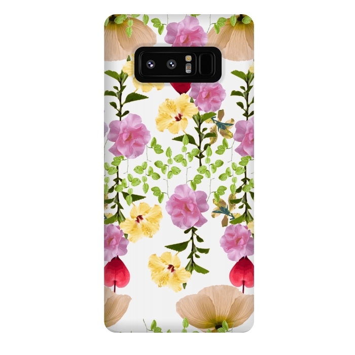 Galaxy Note 8 StrongFit Colorful Flower Collage by Zala Farah