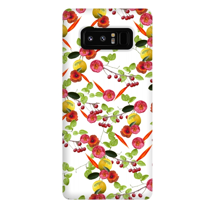 Galaxy Note 8 StrongFit Fruity Flora by Zala Farah
