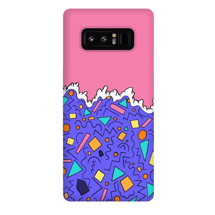 Galaxy Note 8 StrongFit The Waves of Shapes by Steve Wade (Swade)