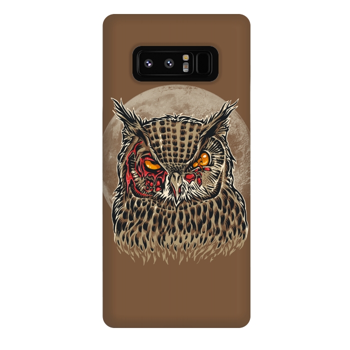 Galaxy Note 8 StrongFit Zombie Owl by Branko Ricov
