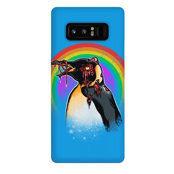 Galaxy Note 8 StrongFit Zombie Penguin by Branko Ricov