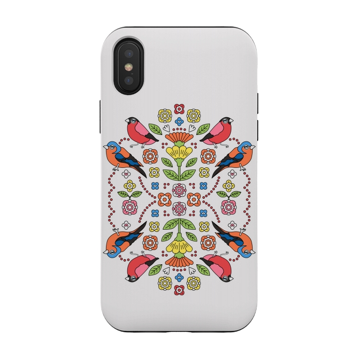iPhone Xs / X StrongFit LOVE BIRDS by Michael Cheung