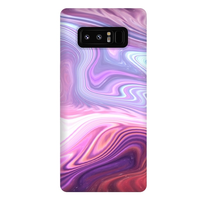 Galaxy Note 8 StrongFit Purple Marble by Martina