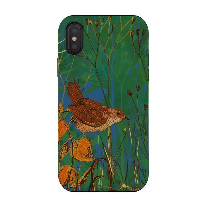 iPhone Xs / X StrongFit Wren by Lotti Brown
