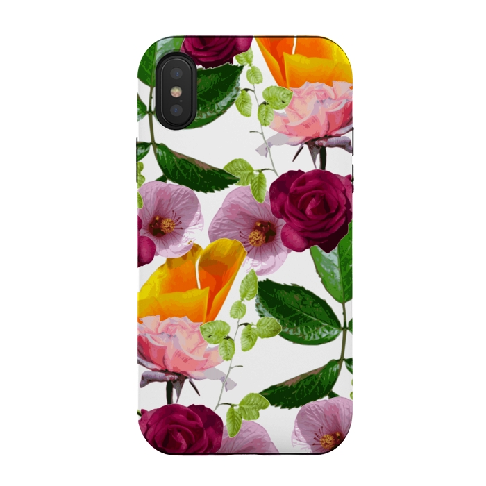 iPhone Xs / X StrongFit Kiddy Florals by Zala Farah