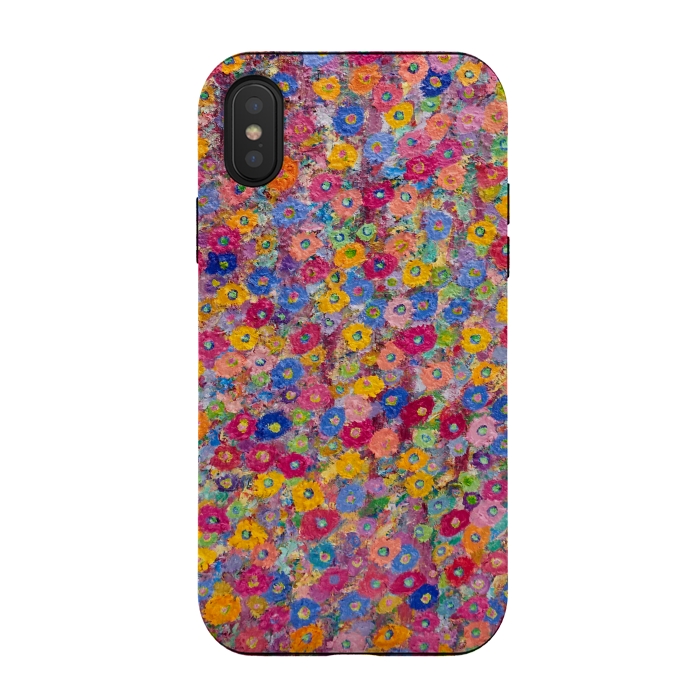 iPhone Xs / X StrongFit Colours Makes Smiles by Helen Joynson