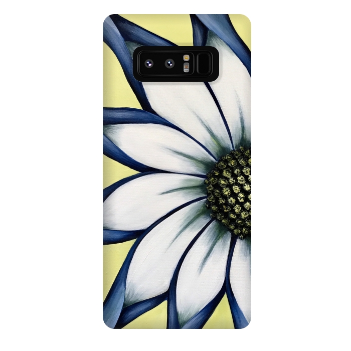 Galaxy Note 8 StrongFit White African Daisy by Denise Cassidy Wood