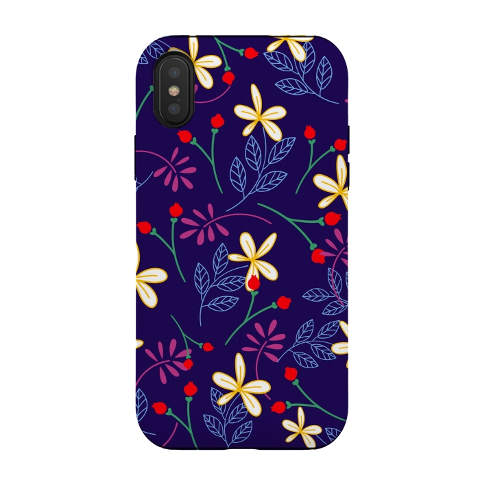 iPhone Xs / X StrongFit Floral Paradise II by Allgirls Studio