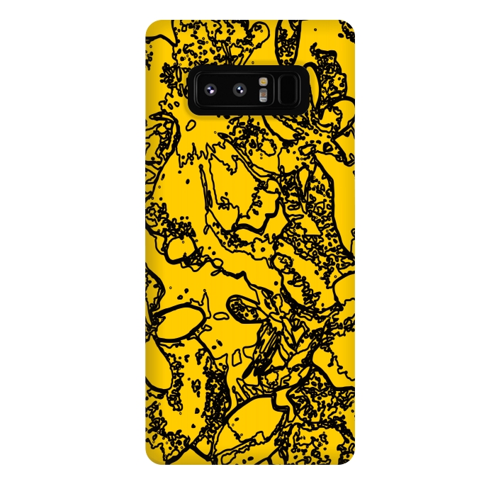 Galaxy Note 8 StrongFit Yellow Bumble by Zala Farah