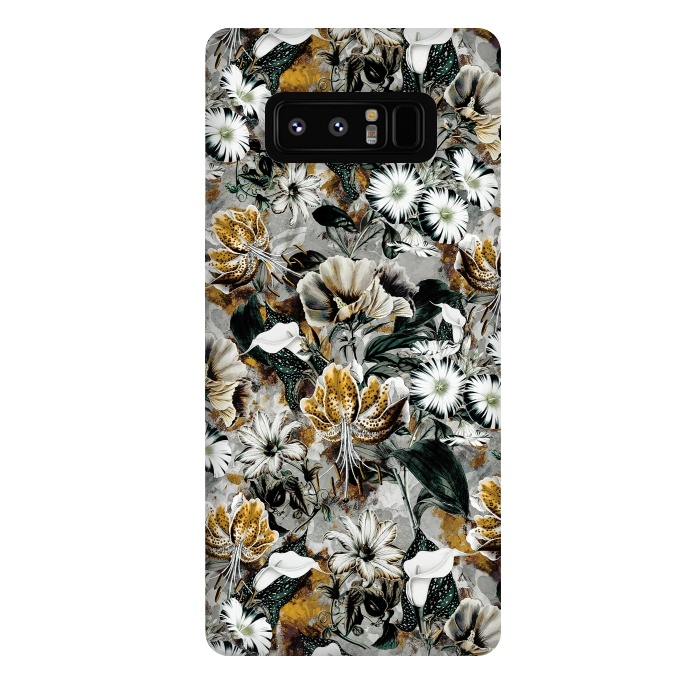 Galaxy Note 8 StrongFit Floral Gold by Riza Peker