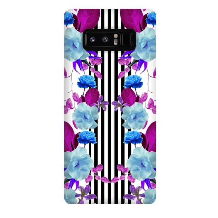 Galaxy Note 8 StrongFit Spring Garden (Blue-Purple) by Zala Farah