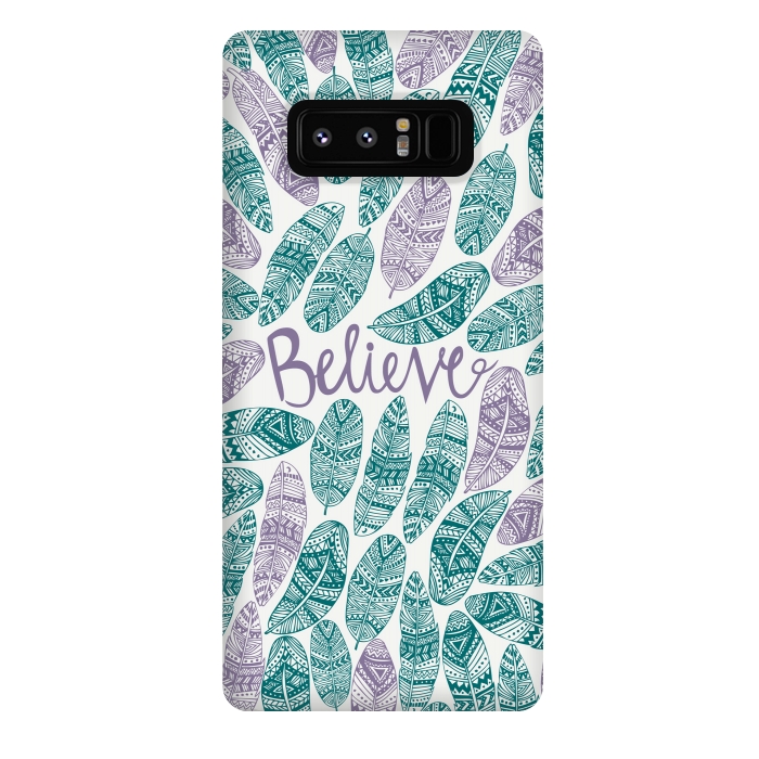 Galaxy Note 8 StrongFit Believe by Pom Graphic Design
