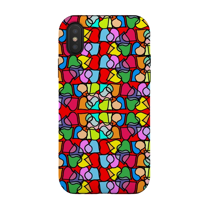 iPhone Xs / X StrongFit Love is All Around Us by Bettie * Blue