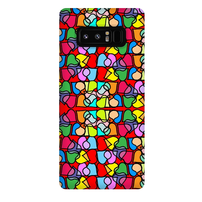 Galaxy Note 8 StrongFit Love is All Around Us by Bettie * Blue