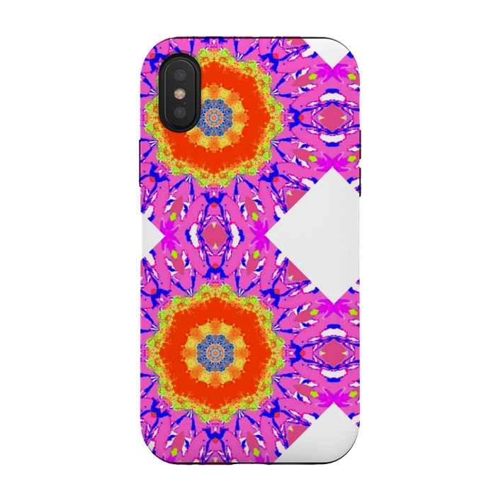iPhone Xs / X StrongFit Groovy Vibe by Bettie * Blue