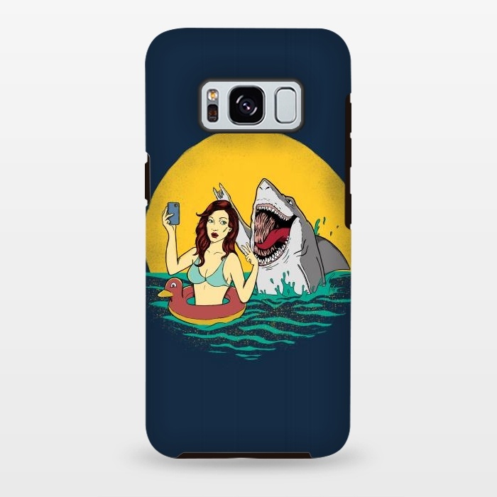 Galaxy S8 plus StrongFit Shark Selfie by Coffee Man