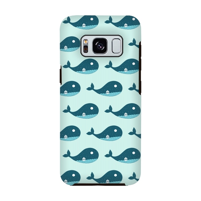 Galaxy S8 StrongFit Whale Landscape by Coffee Man