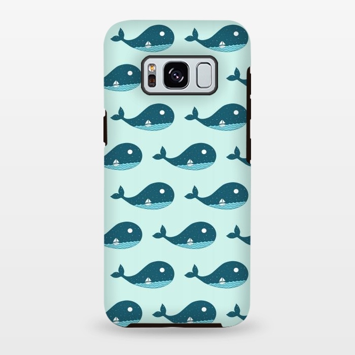 Galaxy S8 plus StrongFit Whale Landscape by Coffee Man