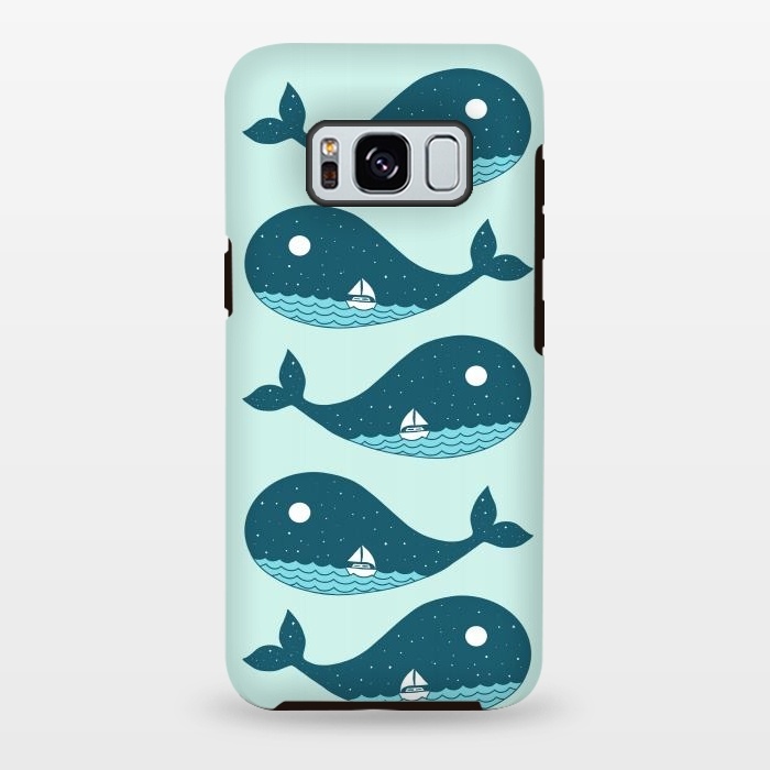 Galaxy S8 plus StrongFit Whale Landscape 2 by Coffee Man