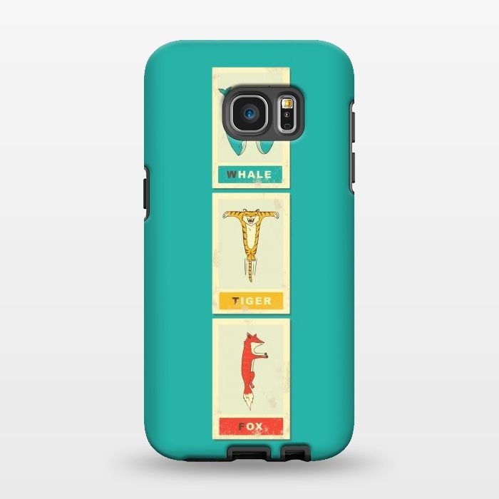 Galaxy S7 EDGE StrongFit WTF cards by Coffee Man