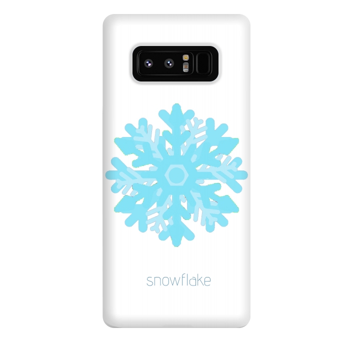 Galaxy Note 8 StrongFit Snowflake -light blue by Bettie * Blue