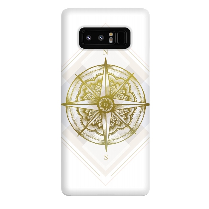 Galaxy Note 8 StrongFit Golden Compass by Barlena