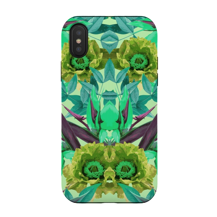 iPhone Xs / X StrongFit Colorful Nature Abstraction by Zala Farah