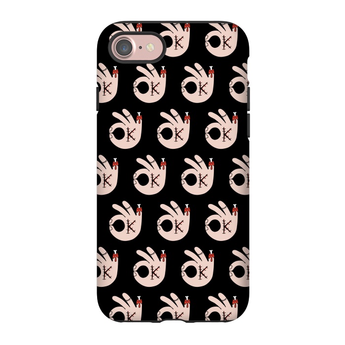 iPhone 7 StrongFit Ok pattern by Coffee Man