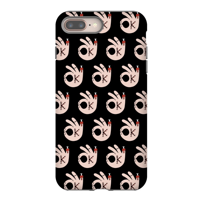iPhone 7 plus StrongFit Ok pattern by Coffee Man