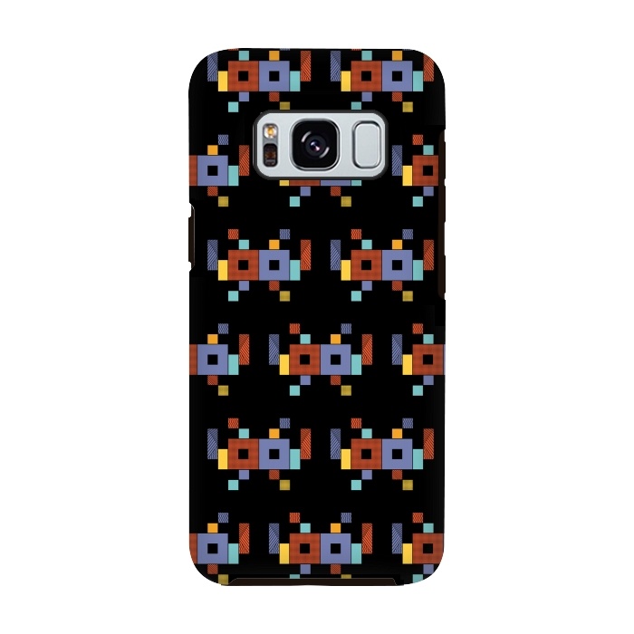 Galaxy S8 StrongFit Retro Cubism by Coffee Man