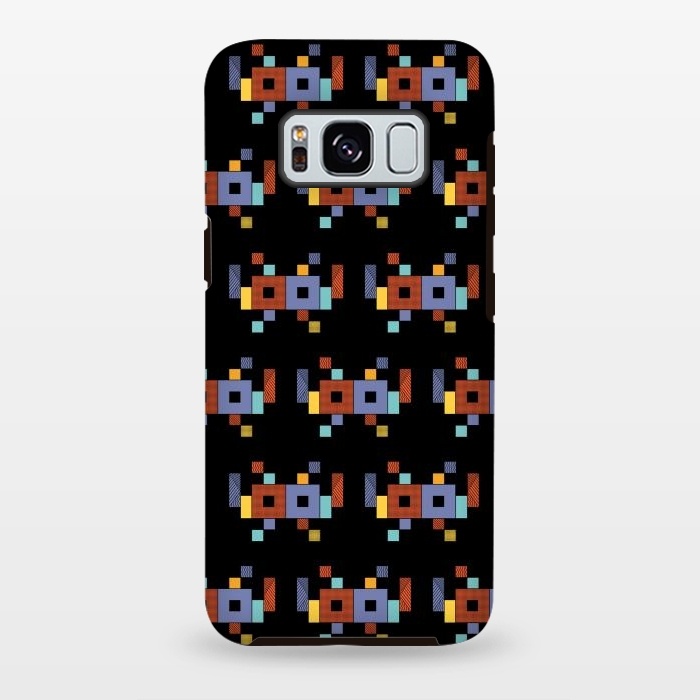 Galaxy S8 plus StrongFit Retro Cubism by Coffee Man
