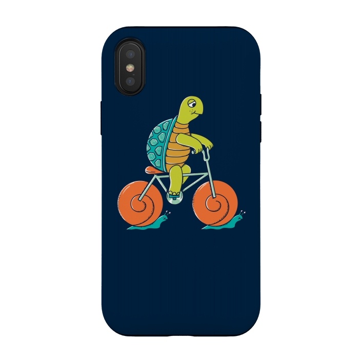 iPhone Xs / X StrongFit Fast and Cute by Coffee Man