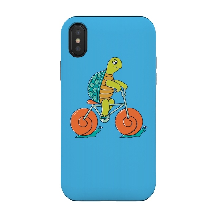 iPhone Xs / X StrongFit Fast and Cute 2 by Coffee Man
