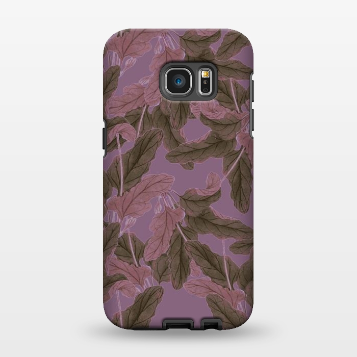 Galaxy S7 EDGE StrongFit Purple Bushes by Zala Farah