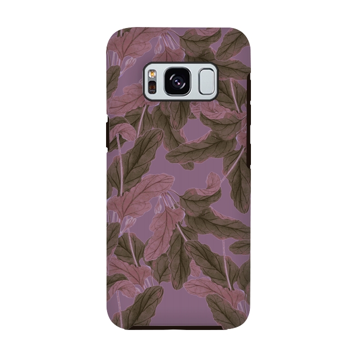 Galaxy S8 StrongFit Purple Bushes by Zala Farah