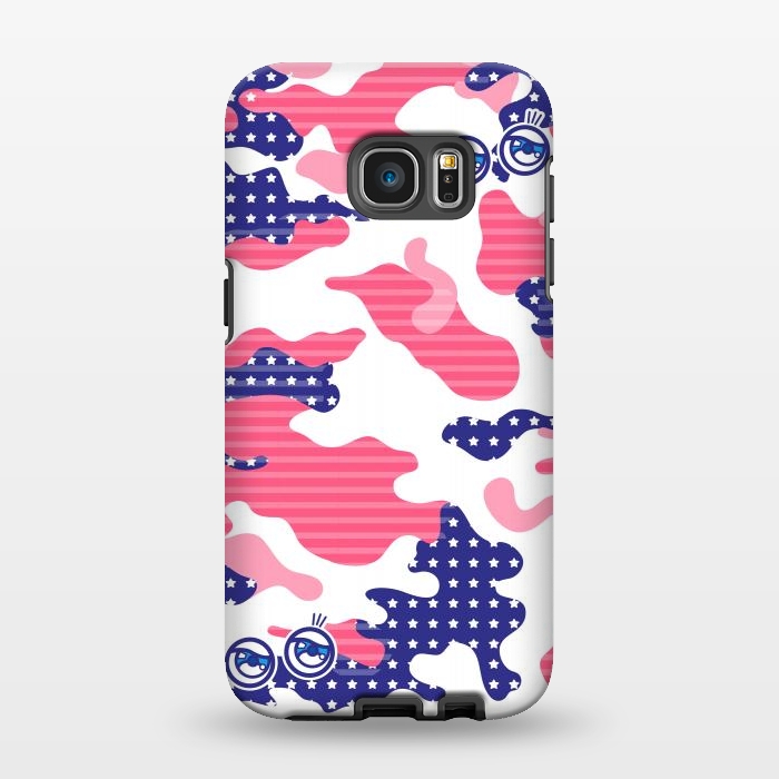 Galaxy S7 EDGE StrongFit EYES WITH CAMO by Michael Cheung